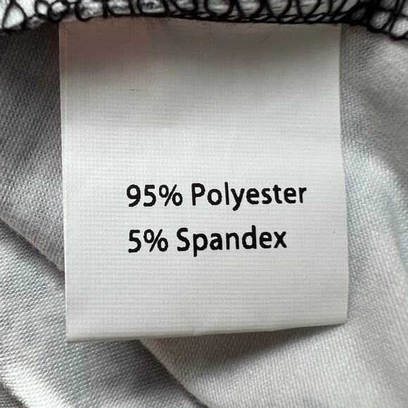 Fantaslook Top Women Large Dark Floral Stretch Minimalist Career Workwear Casual - Picture 10 of 12